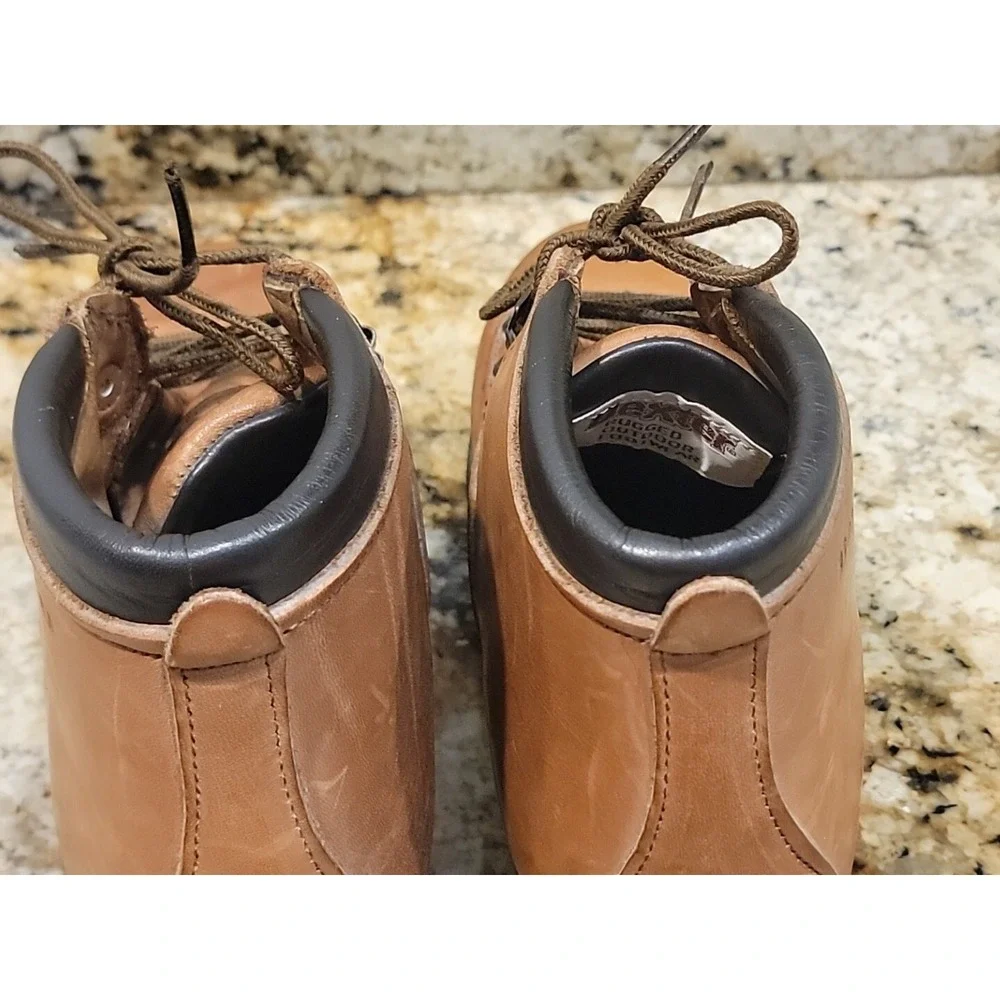 Vintage Dexter Hiking Boots Leather Backpacking Boots W/Vibram Sole, Men's 6.5